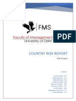 Group 9 Country Risk IFM