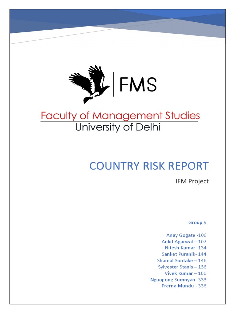 Country Risk Assessment Overview | PDF | Government Budget Balance ...