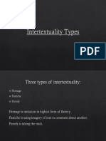 Intertextuality Types