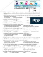Soal UAS IPS Kelas 4 SD Semester 1 (Ganjil) Dan Kunci%2rilian - Com) PDF