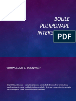 Bolile Pulmonare Interstitiale