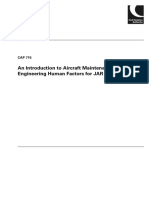 CAP 715 Document (Human Factors JAR 66)