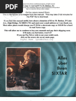 Gossen Sixtar German Deutsch manual
