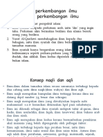 2.3 Perkembangan Ilmu 2.3.1 Perkembangan Ilmu