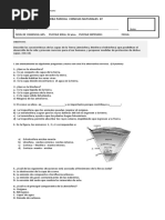 Prueba Sexto Capas de La Tierra