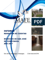 Informe Final de Rendición de Cuentas MAFE San José 2017