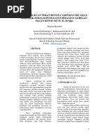 Download Jurnal Skripsi Penelitian Analisis Kuat Tekan Beton Menggunakan Pecahan Keramik Sebagai Pengganti Agregat Halus by AdeBagusTumarta SN374687209 doc pdf