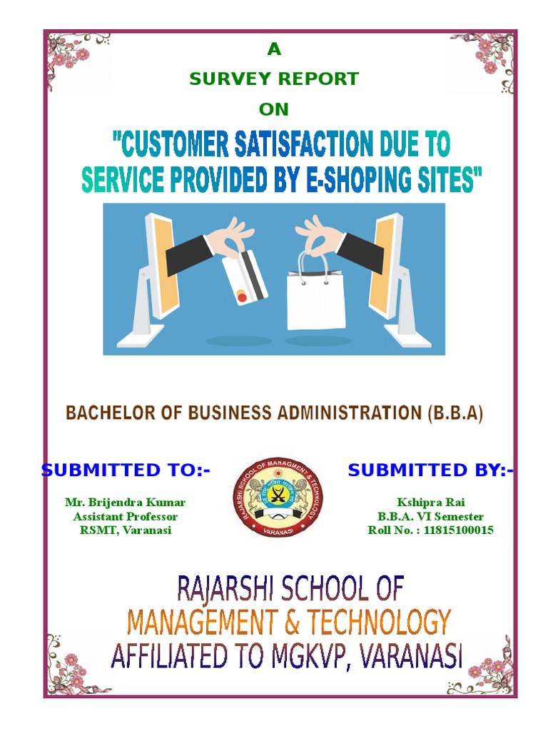 A Survey Report ON: Submitted To:-Submitted By | PDF