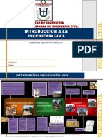 INTRODUCCIÓN A LA INGENIERÍA CIVIL - MAPA CRONOLÓGICO