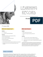 Aristotle Learning Record