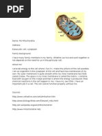 Mitochondria Resume