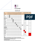 Fakulti Kejuruteraan Kimia: Gantt Chart (Mac - Jul 2018) Design Project 1 (Cpe644)