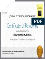 Recognized Reviewer Journal of Chemical PDF