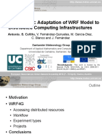 WRF4G Project: Adaptation of WRF Model To Distributed Computing Infrastructures