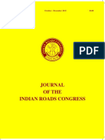 Final Journal of The Indian Roads Congress