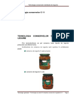 Tehnologia Conservelor C 11: Tehnologii Generale - Tehnologie Și Control În Industria Conservelor Vegetale C11