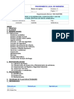 Formato de Procedimiento de Mantenimientos