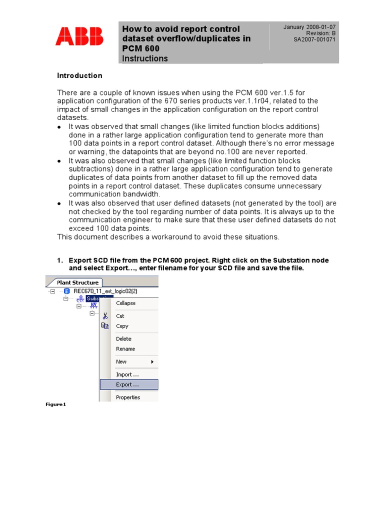 Managing Report Control Datasets in PCM 600 | PDF | Computing | Software