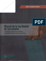 Manual de La Ley General de Sociedades