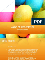 Colorful Eggs-Ppt Theme