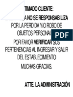 Aviso de Seguridad