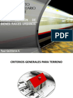 Criterios para Terreno