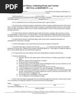 Guest House Rental Agreement