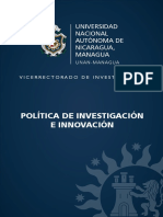 Política de Investigación e Innovación