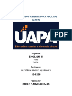 Universidad Abierta para Adultos (UAPA) : Duverlin Raonel Quiñones