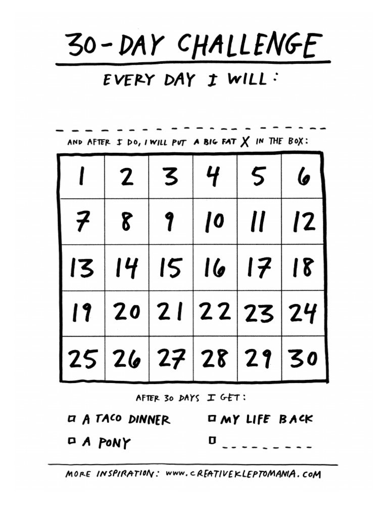 30 Day Challenge PDF | PDF