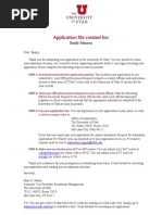 university of utah app
