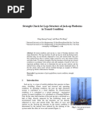 Jack-Up Legs Structural Strength Analysis. DQC-PTH