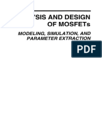 Analysis and Design of Mosfet