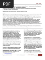 Using Multiple Choice Questions Written at Various Bloom's Taxonomy Levels To Evaluate Student Performance Across A Therapeutics Sequence