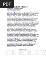 Intuitionistic Logic Constructive Logic