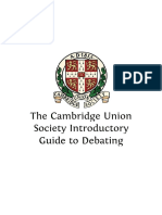 Cambridge Schools BP Debating Guide 2013 PDF