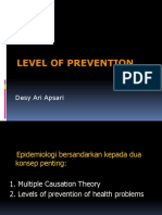 Level of Prevention