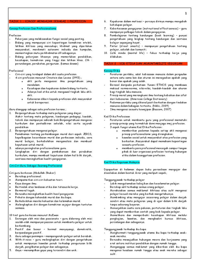 Nota Ringkas Pdf