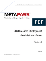 MetaPass SSO Deployment Guide 4 6 Rev0109