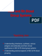 ABO and RH Blood Group Systems