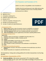 Framework For Preparation and Presentation of FS's