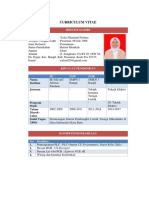 Curriculum Vitae: Identitas Diri