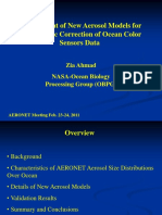 Development of New Aerosol Models For Atmospheric Correction of Ocean Color Sensors Data