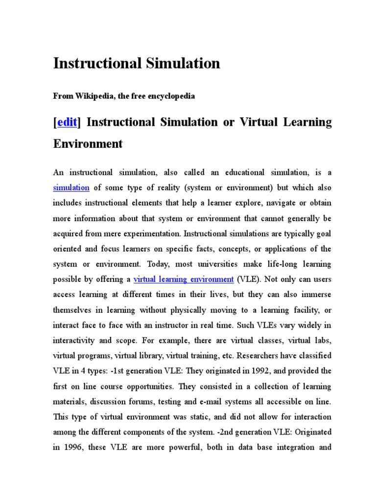 Computr Assisted Learning | PDF | Educational Technology | Simulation