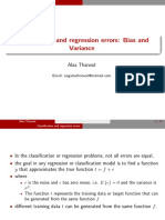 Bias and Variance