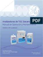 Analizadores de TOC Sievers M5310 C Manual de Operación y Mantenimiento