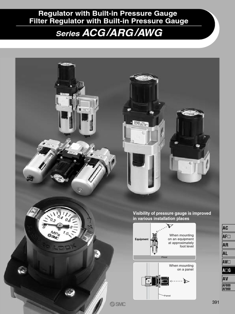 Catalog Regulator SMC PDF Valve Chemical Engineering