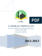 Contoh Laporan Yayasan