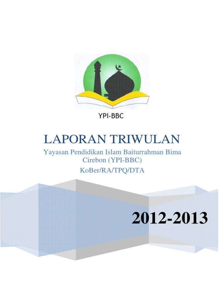 Contoh Laporan Pajak Tahunan Yayasan