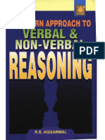 Verbal and Non Verbal Reasoning by Agarwal PDF